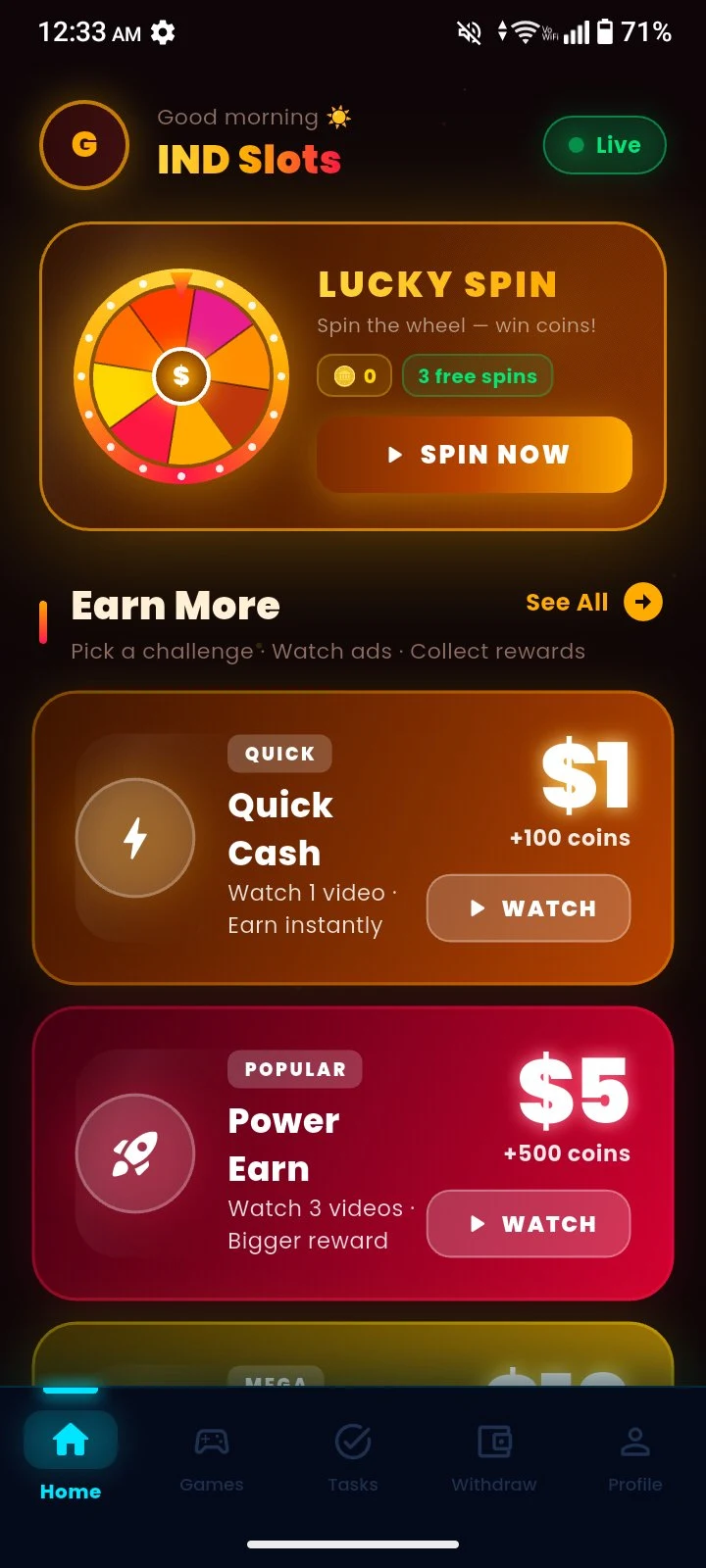 IND Slots screenshot